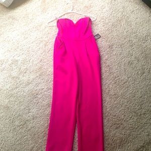 Hot pink jumpsuit - brand new